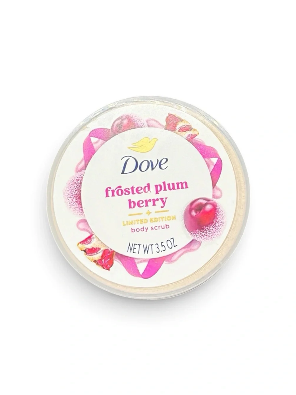 🏷️‼️5/$25🏷️‼️💜DOVE💜Frosted Plum Berry Limited Edition Body Scrub/NIP